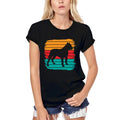 Women's Graphic T-Shirt Organic Pitbull Breed Eco-Friendly Ladies Limited Edition Short Sleeve Tee-Shirt Vintage Birthday Gift Novelty