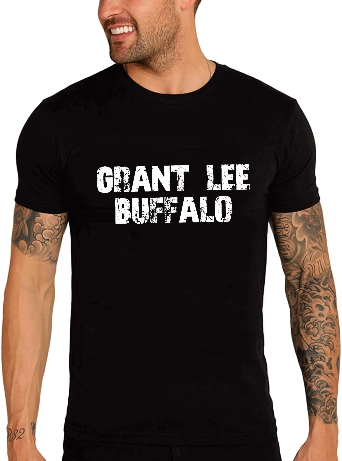 Men's Graphic T-Shirt Grant Lee Buffalo Eco-Friendly Limited Edition Short Sleeve Tee-Shirt Vintage Birthday Gift Novelty
