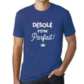 Men's Graphic T-Shirt Sorry to be Perfect – Désolé D'être Parfait – Eco-Friendly Limited Edition Short Sleeve Tee-Shirt Vintage Birthday Gift Novelty