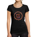 Women's Graphic T-Shirt Organic Grateful Thankful Blessed Shirt Thanksgiving Holiday Ladies Limited Edition Short Sleeve Tee-Shirt Vintage Birthday Gift Novelty