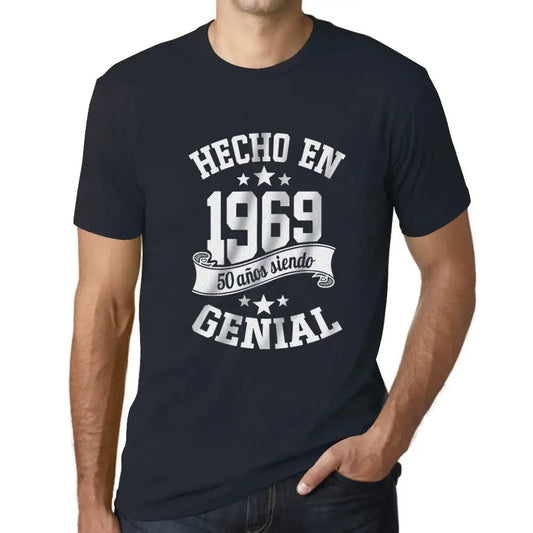 Men's Graphic T-Shirt Made In 1969 – Hecho En 1969 – 55th Birthday Anniversary 55 Year Old Gift 1969 Vintage Eco-Friendly Short Sleeve Novelty Tee