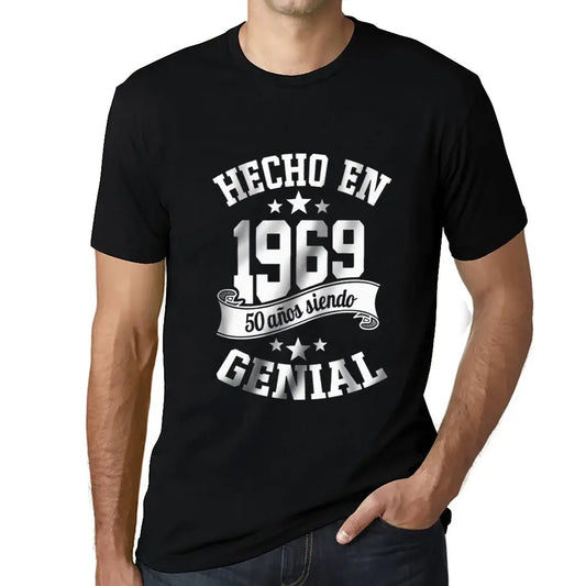 Men's Graphic T-Shirt Made In 1969 – Hecho En 1969 – 55th Birthday Anniversary 55 Year Old Gift 1969 Vintage Eco-Friendly Short Sleeve Novelty Tee