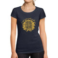 Women's Graphic T-Shirt Organic I Just Want To Absorb The Sunflower Sun Ladies Limited Edition Short Sleeve Tee-Shirt Vintage Birthday Gift Novelty