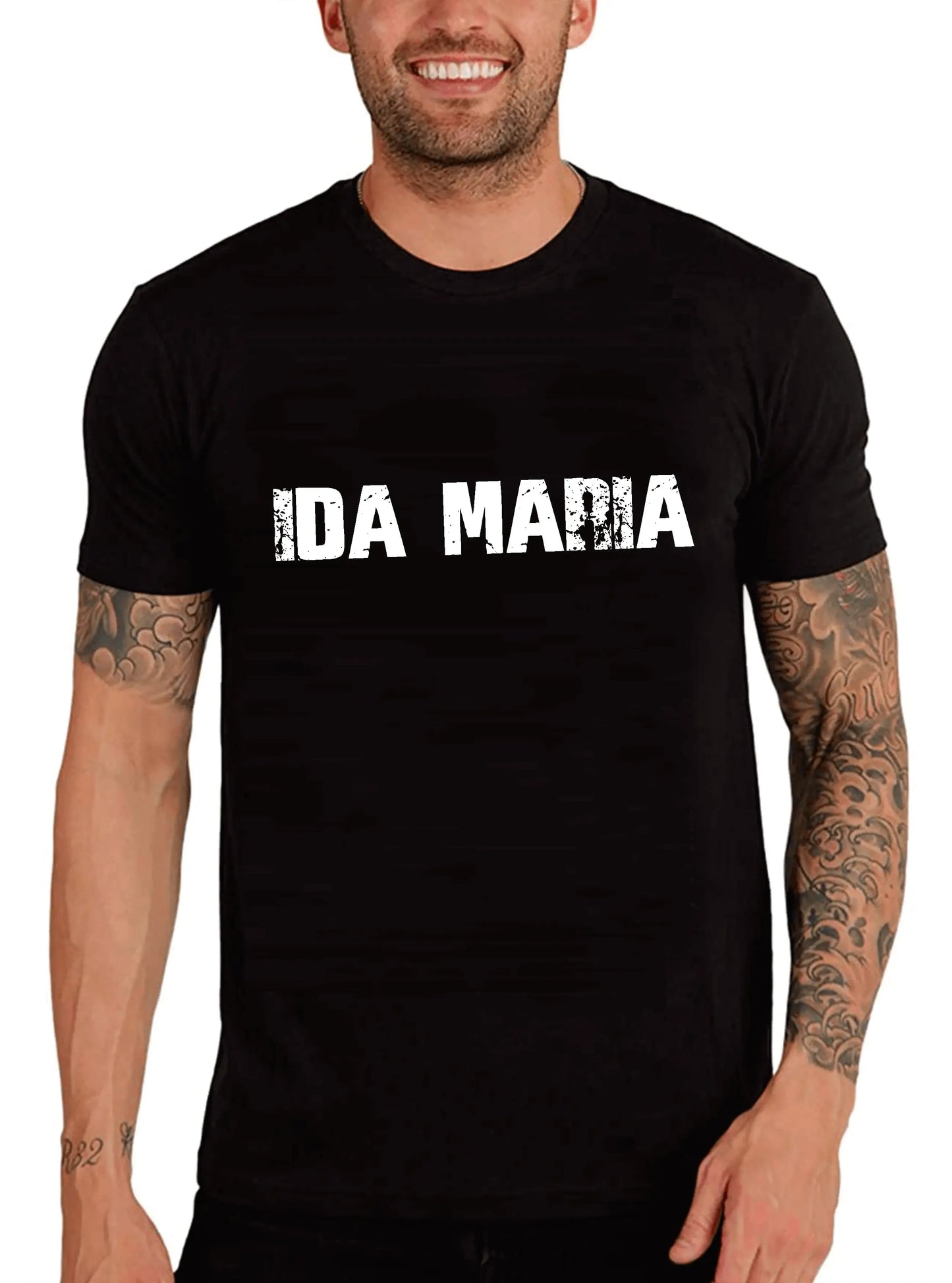 Men's Graphic T-Shirt Ida Maria Eco-Friendly Limited Edition Short Sleeve Tee-Shirt Vintage Birthday Gift Novelty
