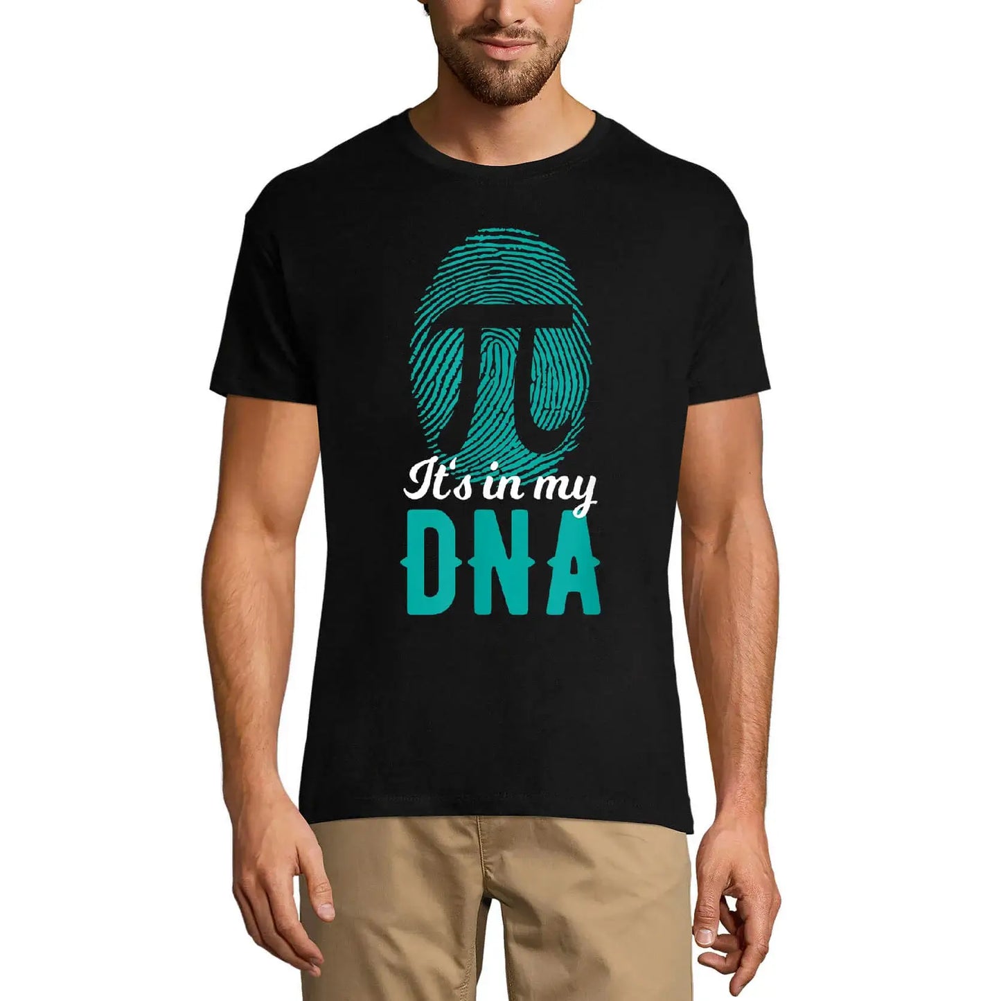 Men's Graphic T-Shirt It's In My Dna Pi Symbol - Math Limited Edition Short Sleeve Tee-Shirt Vintage Birthday Gift Novelty