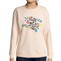 Women’s Graphic Sweatshirt Lets Get Lit Christmas Xmas Limited Edition Long Sleeve Ladies Sweater Vintage Birthday Gift Novelty Pullover
