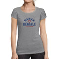 Women's Graphic T-Shirt Mommy Genius (Simply) – Maman Géniale (Tout Simplement) – Eco-Friendly Limited Edition Short Sleeve Tee-Shirt Vintage Birthday Gift Ladies Novelty