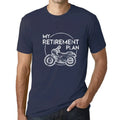 Men's Graphic T-Shirt My Retirement Plan Motorcycle Limited Edition Short Sleeve Tee-Shirt Vintage Birthday Gift Novelty