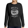 Women's Graphic T-Shirt Organic There Is No Planet B Ladies Limited Edition Short Sleeve Tee-Shirt Vintage Birthday Gift Novelty