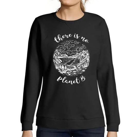 Women's Graphic T-Shirt Organic There Is No Planet B Ladies Limited Edition Short Sleeve Tee-Shirt Vintage Birthday Gift Novelty