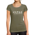 Women's Graphic T-Shirt Organic Nurse I'll Be There For You Ladies Limited Edition Short Sleeve Tee-Shirt Vintage Birthday Gift Novelty