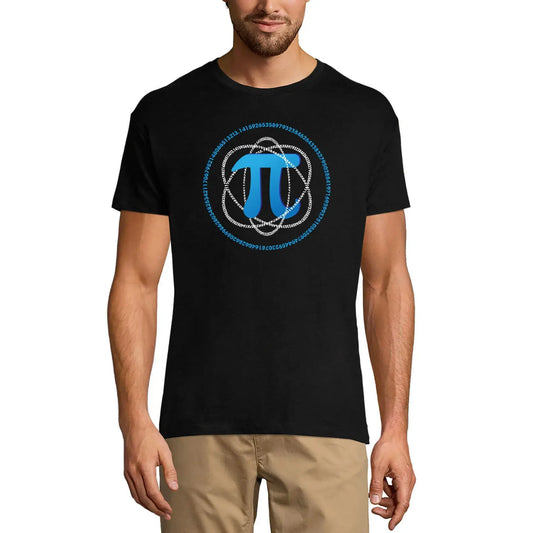 Men's Graphic T-Shirt Pi Number Pi Blue Atom Nerd Limited Edition Short Sleeve Tee-Shirt Vintage Birthday Gift Novelty