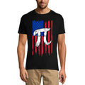 Men's Graphic T-Shirt Pi Sign Us Flag Math Lover Limited Edition Short Sleeve Tee-Shirt Vintage Birthday Gift Novelty