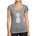 Women's Graphic T-Shirt Pineapple Funny Print Summer S Limited Edition Short Sleeve Tee-Shirt Vintage Birthday Gift Ladies Novelty