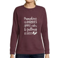 Women’s Graphic Sweatshirt Pumpkins Hayrides Apple Cider And Falling Leaves Limited Edition Long Sleeve Ladies Sweater Vintage Birthday Gift Novelty Pullover