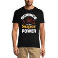 Men's Graphic T-Shirt Science Is My Super Power- Funny Math Lover Limited Edition Short Sleeve Tee-Shirt Vintage Birthday Gift Novelty