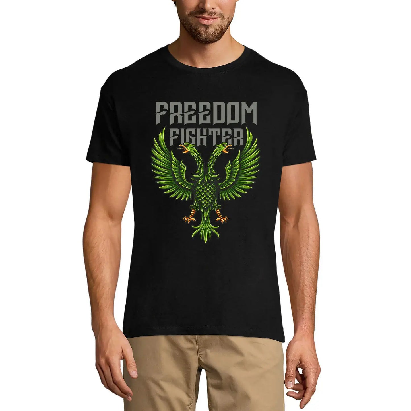 Men's Graphic T-Shirt Freedom Fighter - Revolution Animal Lover Limited Edition Short Sleeve Tee-Shirt Vintage Birthday Gift Novelty