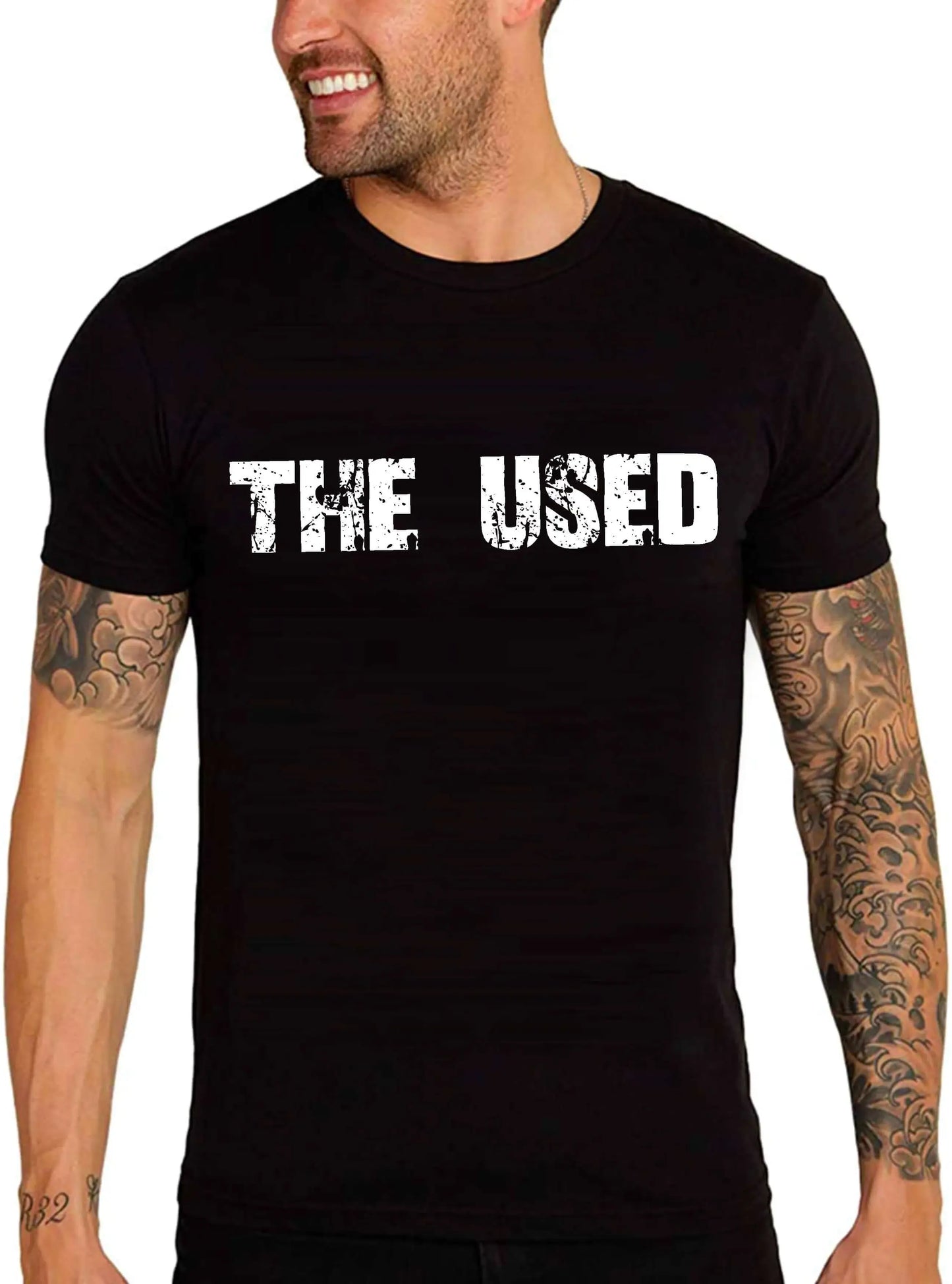 Men's Graphic T-Shirt The Used Eco-Friendly Limited Edition Short Sleeve Tee-Shirt Vintage Birthday Gift Novelty