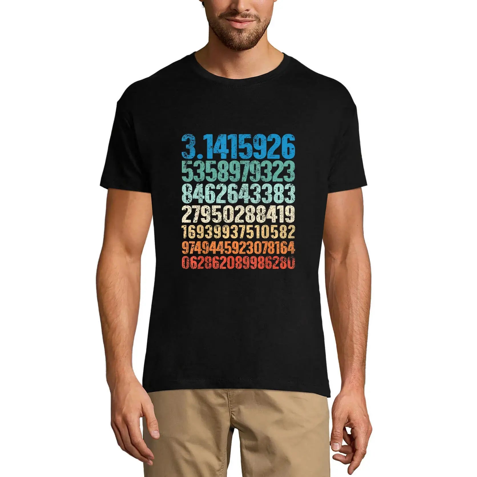 Men's Graphic T-Shirt Pi Number Math Lover Limited Edition Short Sleeve Tee-Shirt Vintage Birthday Gift Novelty