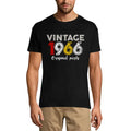 Men's Graphic T-Shirt Original Parts 1966 58th Birthday Anniversary 58 Year Old Gift 1966 Vintage Eco-Friendly Short Sleeve Novelty Tee