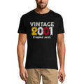 Schlichtes schwarzes T-Shirt für Herren