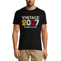 Schlichtes schwarzes T-Shirt für Herren
