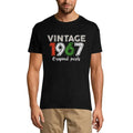 Men's Graphic T-Shirt Original Parts 1967 57th Birthday Anniversary 57 Year Old Gift 1967 Vintage Eco-Friendly Short Sleeve Novelty Tee
