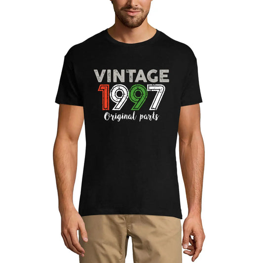 Men's Graphic T-Shirt Original Parts 1997 27th Birthday Anniversary 27 Year Old Gift 1997 Vintage Eco-Friendly Short Sleeve Novelty Tee