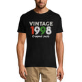 Men's Graphic T-Shirt Original Parts 1998 26th Birthday Anniversary 26 Year Old Gift 1998 Vintage Eco-Friendly Short Sleeve Novelty Tee