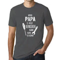 Men's Graphic T-Shirt When Dad Can Not Repair It – Wenn Papa Es Nicht Repairen Kann – Eco-Friendly Limited Edition Short Sleeve Tee-Shirt Vintage Birthday Gift Novelty