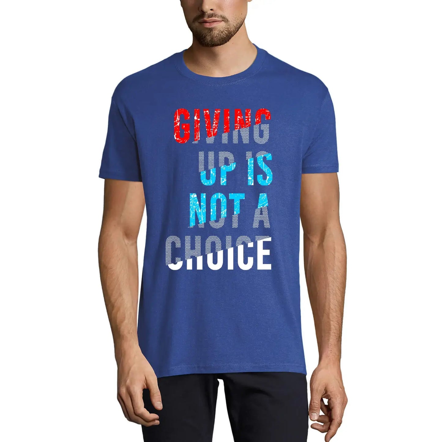 T-shirt noir uni pour hommes