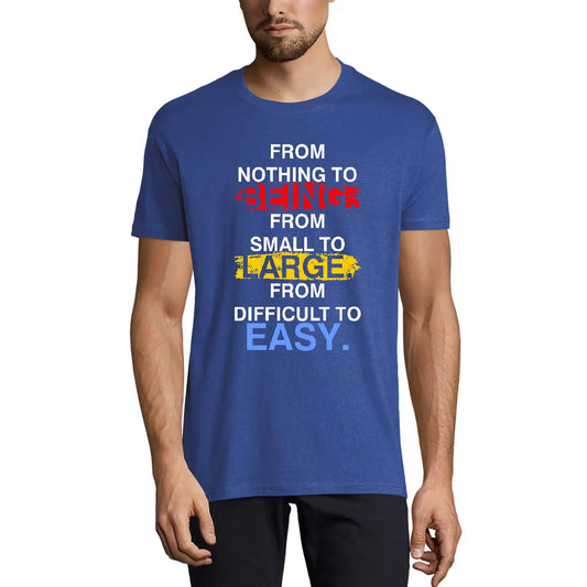 Schlichtes schwarzes T-Shirt für Herren