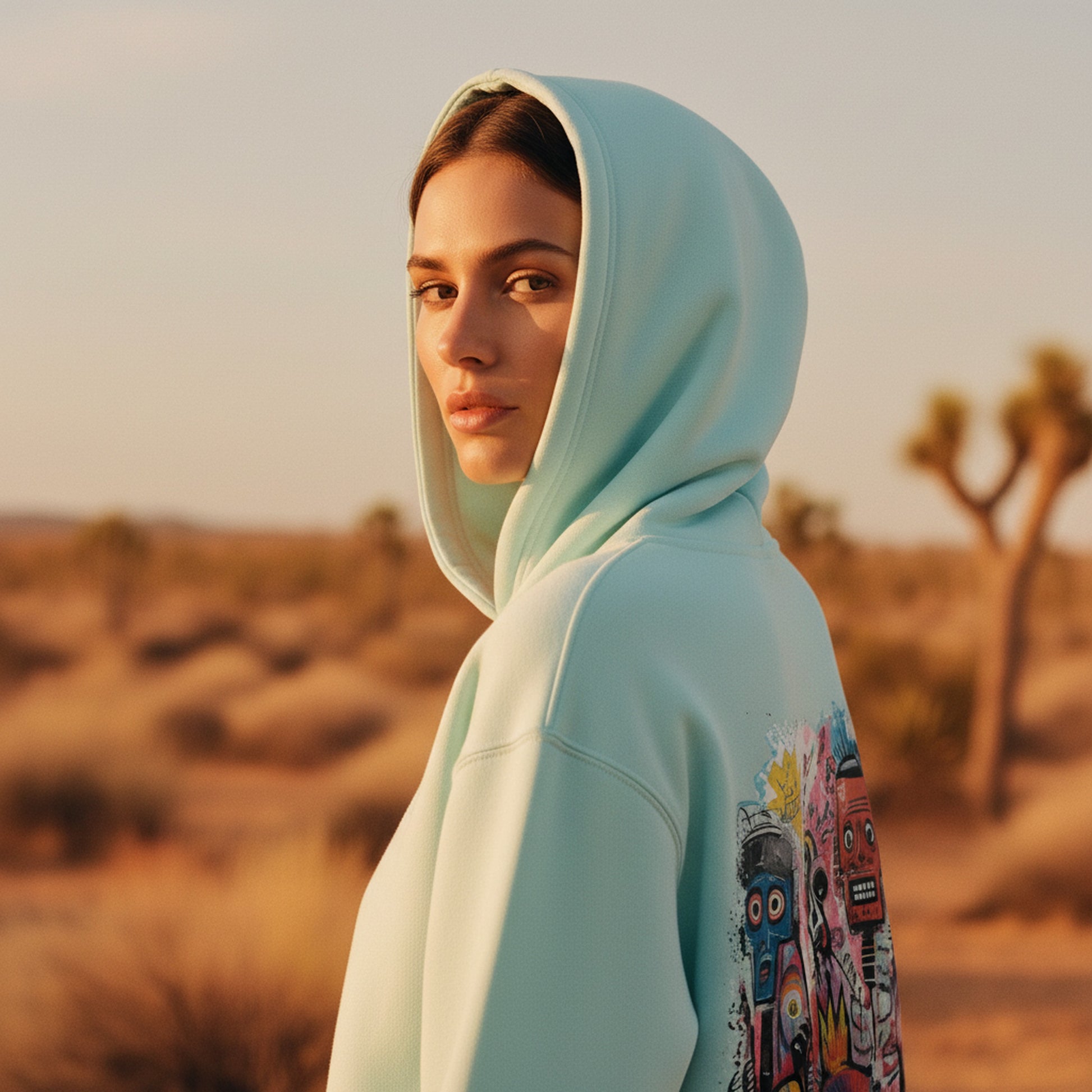 Condor 0040-199-CON — Editorial — Hood-up portrait