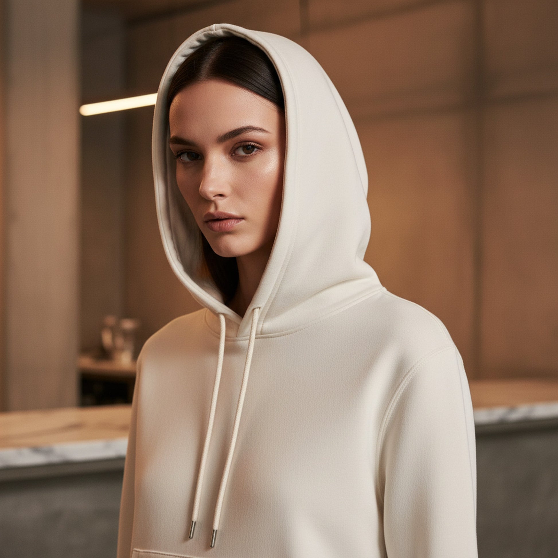 Condor 0053-104-CON — Editorial — Hood-up portrait