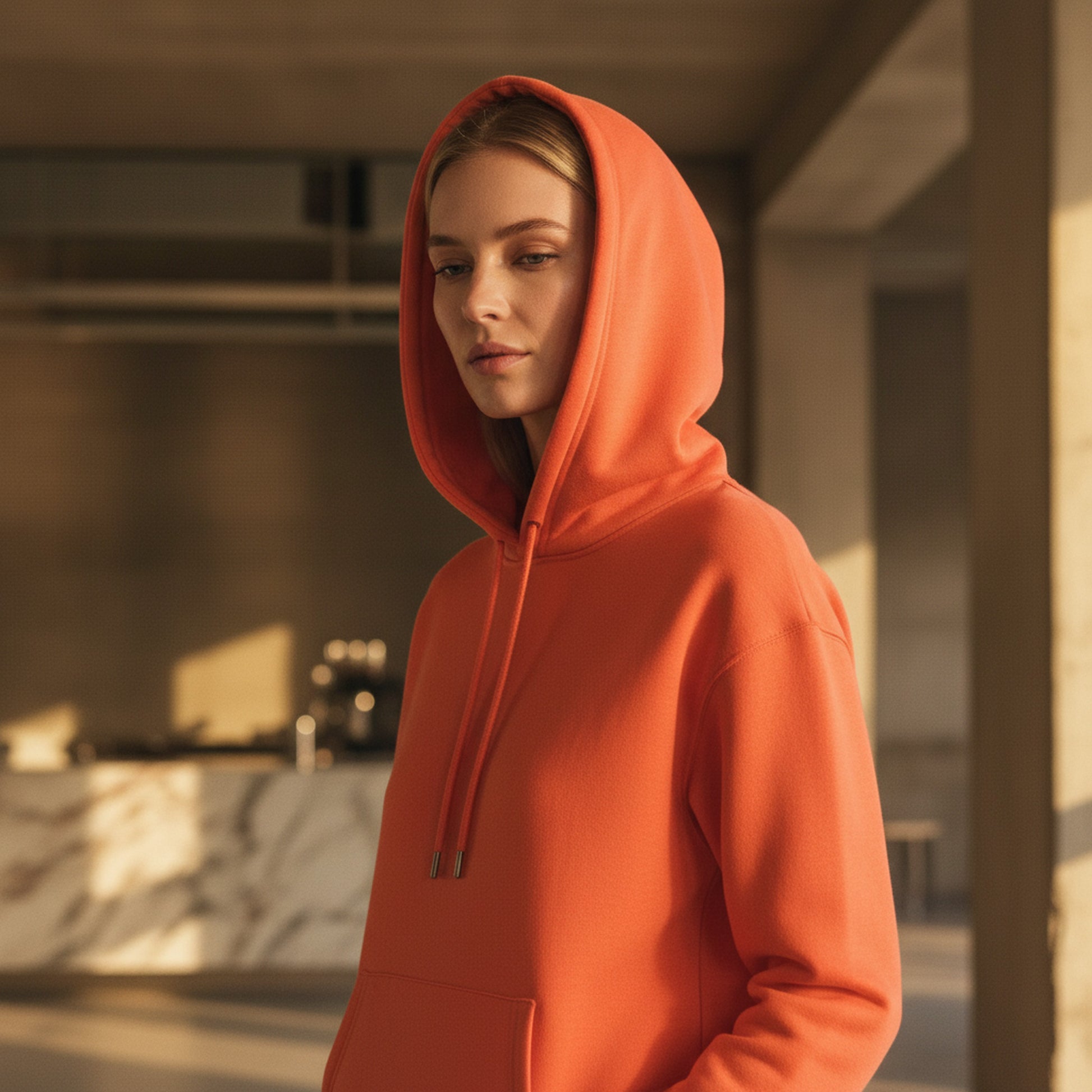 Condor 0041-411-CON — Editorial — Hood-up portrait