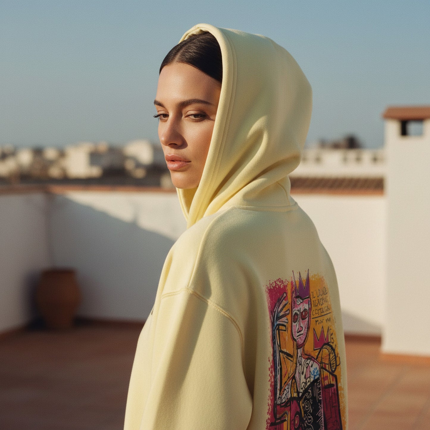 Condor 0038-260-CON — Editorial — Hood-up portrait