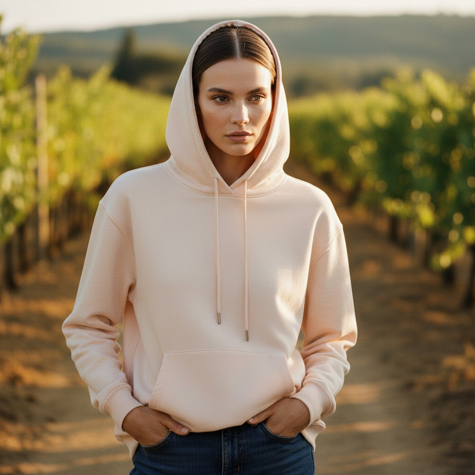 Condor 0006-143-CON — Editorial — Hood-up portrait