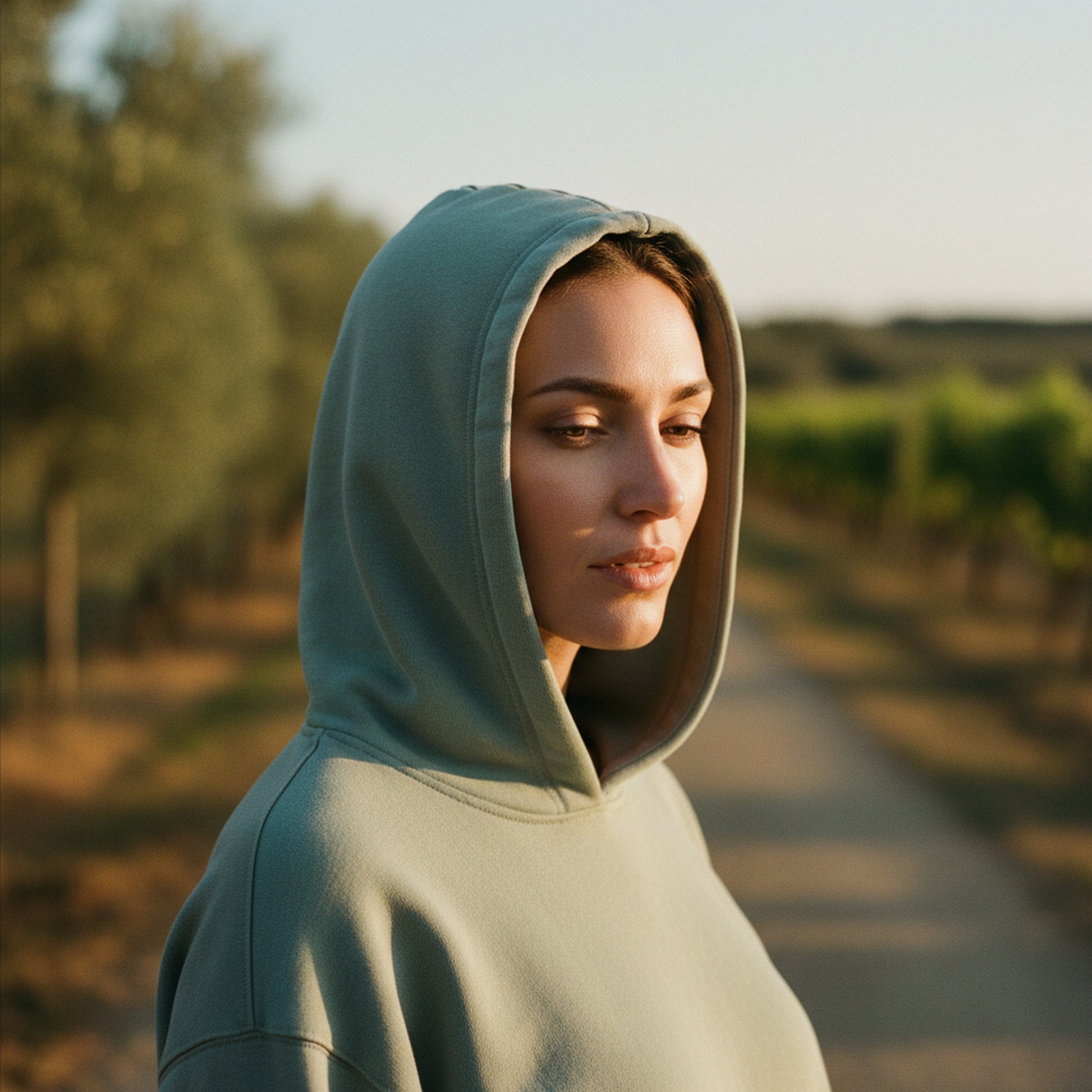 Condor 0042-292-CON — Editorial — Hood-up portrait