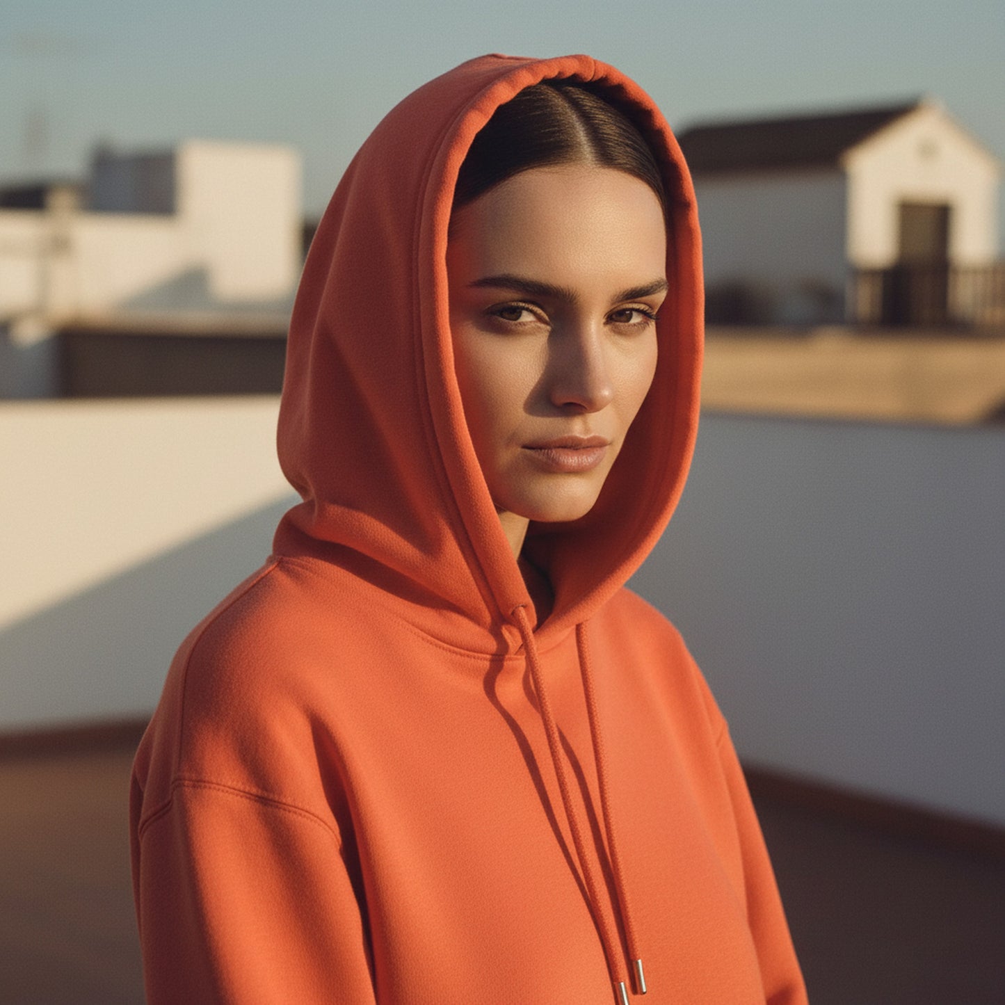Condor 0044-411-CON — Editorial — Hood-up portrait