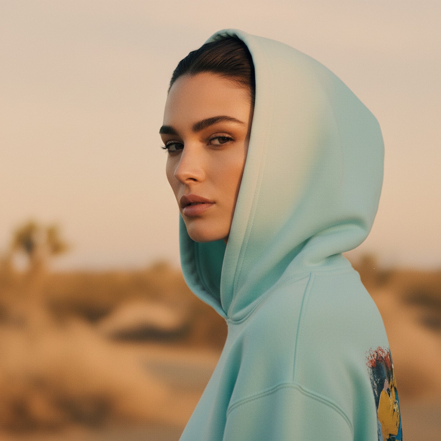 Condor 0052-199-CON — Editorial — Hood-up portrait