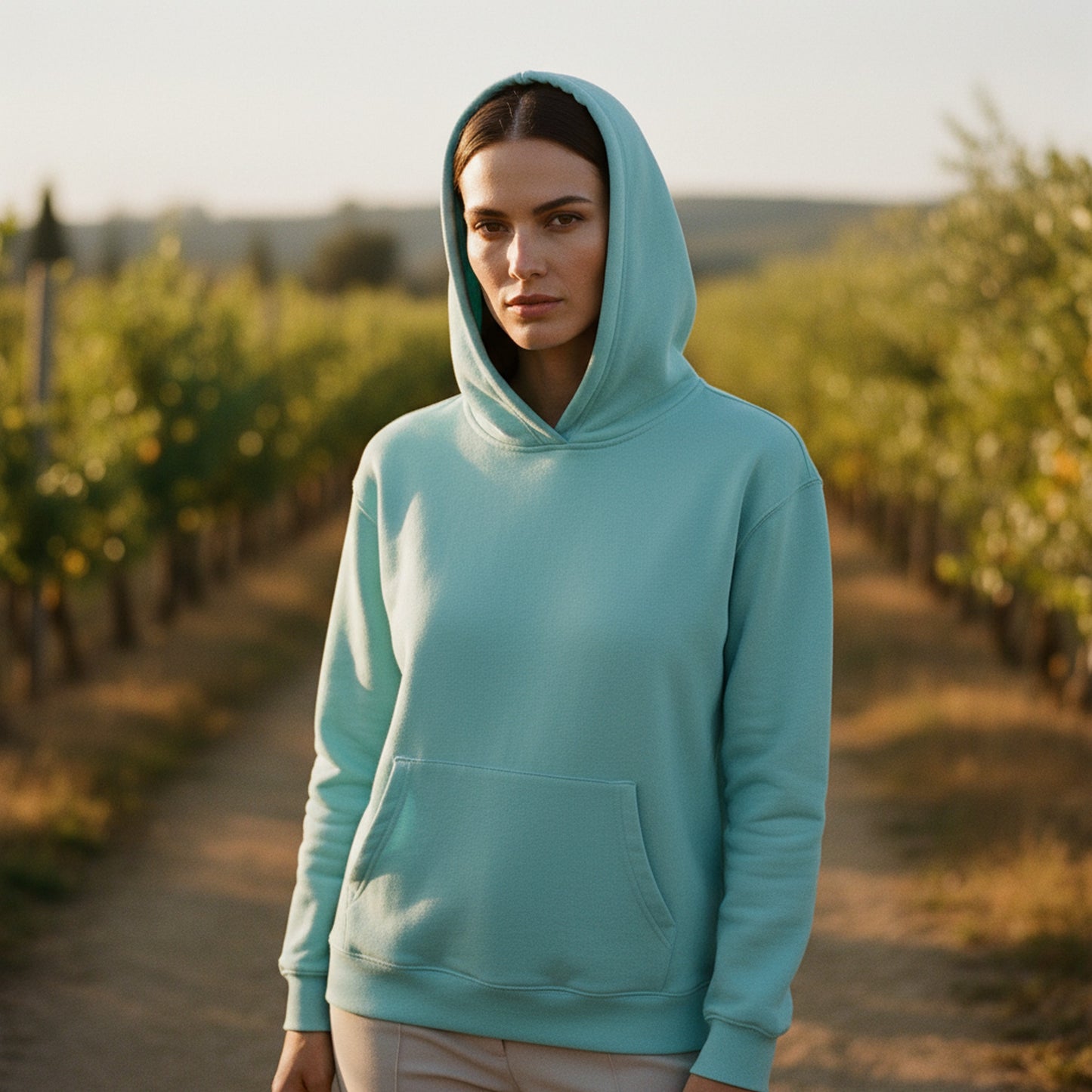 Condor 0054-295-CON — Editorial — Hood-up portrait