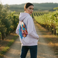 Chromatic Reverie Women's Hoodie Lilas