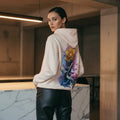 Koi Bloom Reverie Women's Hoodie Rose Crémeux