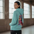 Floral Mind Garden Women's Hoodie Bleu Piscine