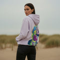 Chromatic Reverie Women's Hoodie Lilas