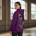 Neon Koi Dreams Women's Hoodie Violet Astral