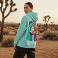 Chromatic Reverie Women's Hoodie Bleu Piscine
