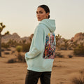Felpa con Cappuccio Premium Donna Stampa Sogni Vividi del Deserto – Desert Vivid Dreams – Maniche Lunghe Vintage Idea Regalo Originale Alla Moda