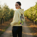Neon Soul Portrait Women's Hoodie Jaune Clair