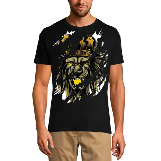 Men's Graphic T-Shirt Lion King Of Jungle Limited Edition Short Sleeve Tee-Shirt Vintage Birthday Gift Novelty